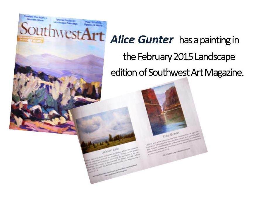 Soutwest Art Magazine 2015