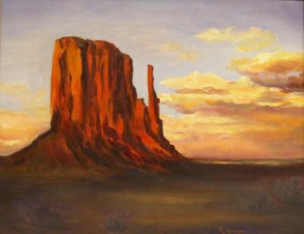 Monument Valley Silhouette