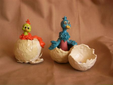 Chicks in Eggs