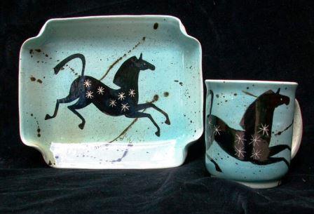 Oval Plate & Mug