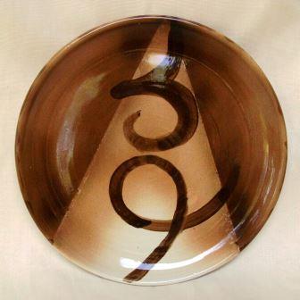 Plate Airbrushed Browns