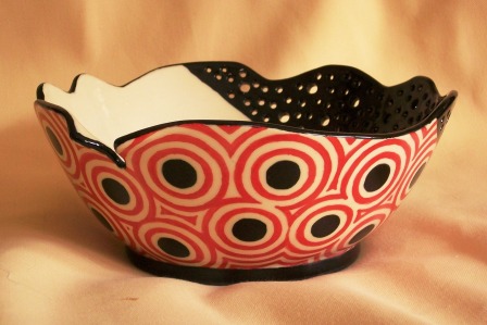 Red, White & Black Bowl