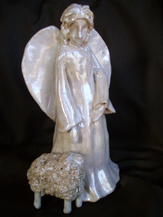 Angel with sheep