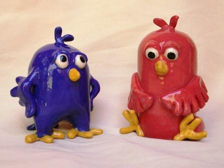 Cardinal & Blue Bird